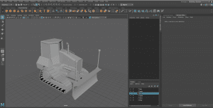 Bull dosser 3D model